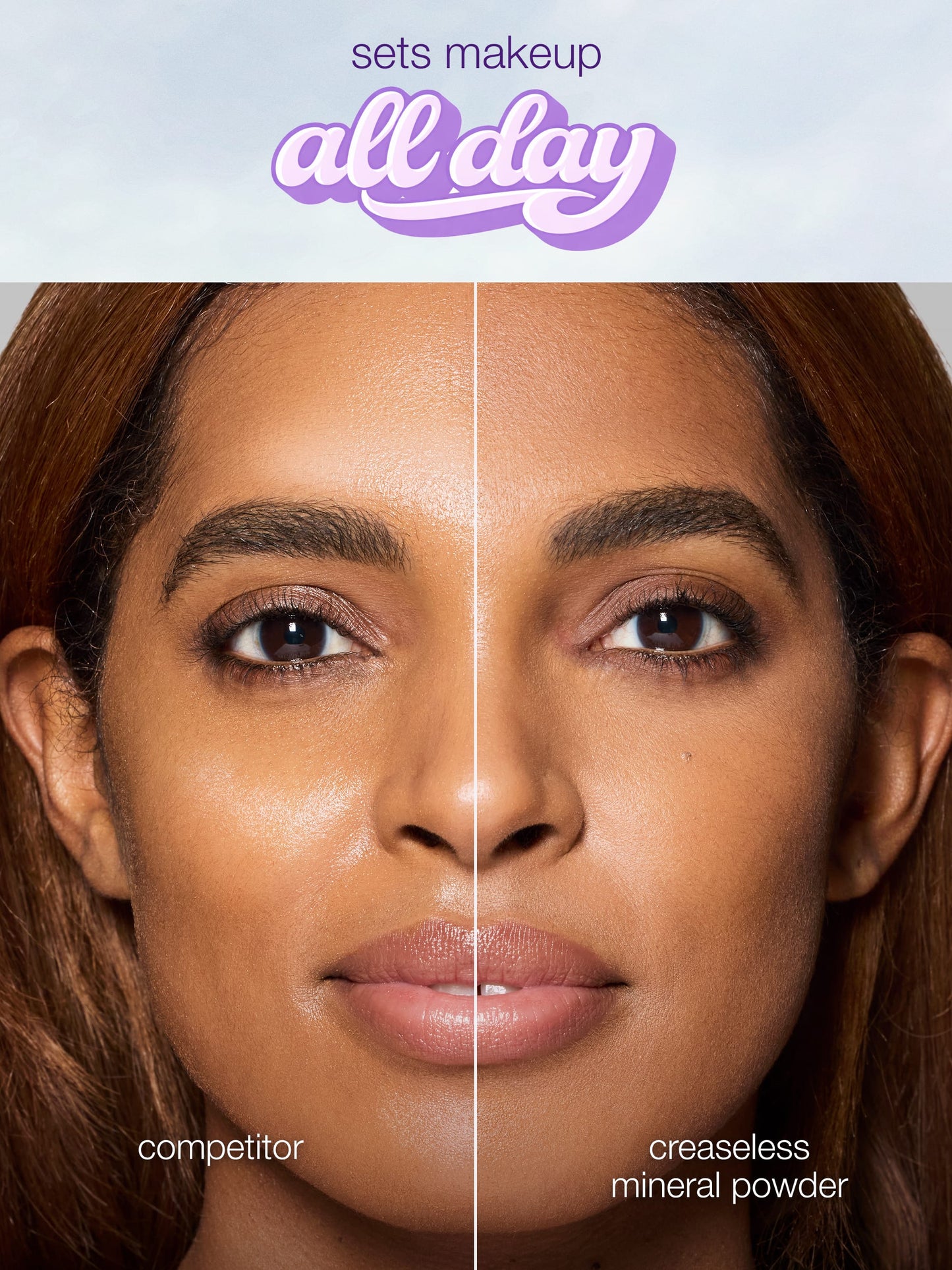 creaseless 12HR setting powder