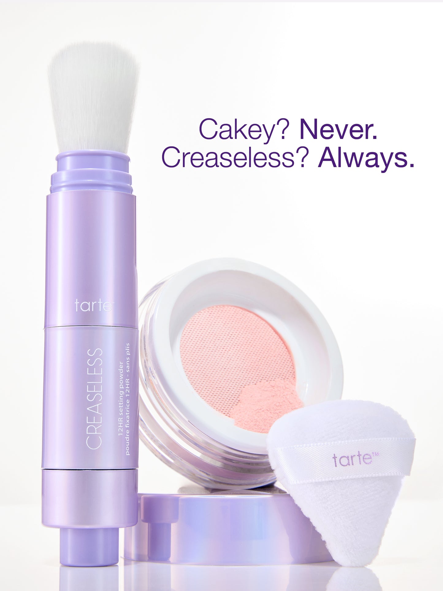 creaseless 12HR setting powder