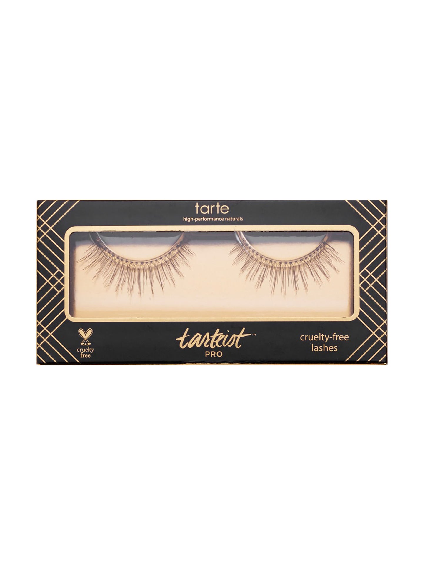 Tarte false eyelashes packaging on a white background